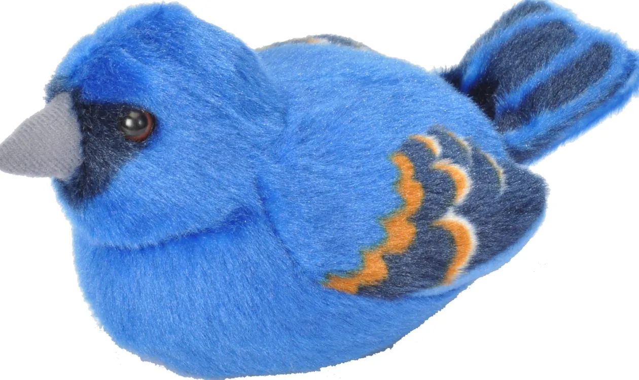 Wild Republic Audubon II Blue Grosbeak Stuffed Animal - 5" New