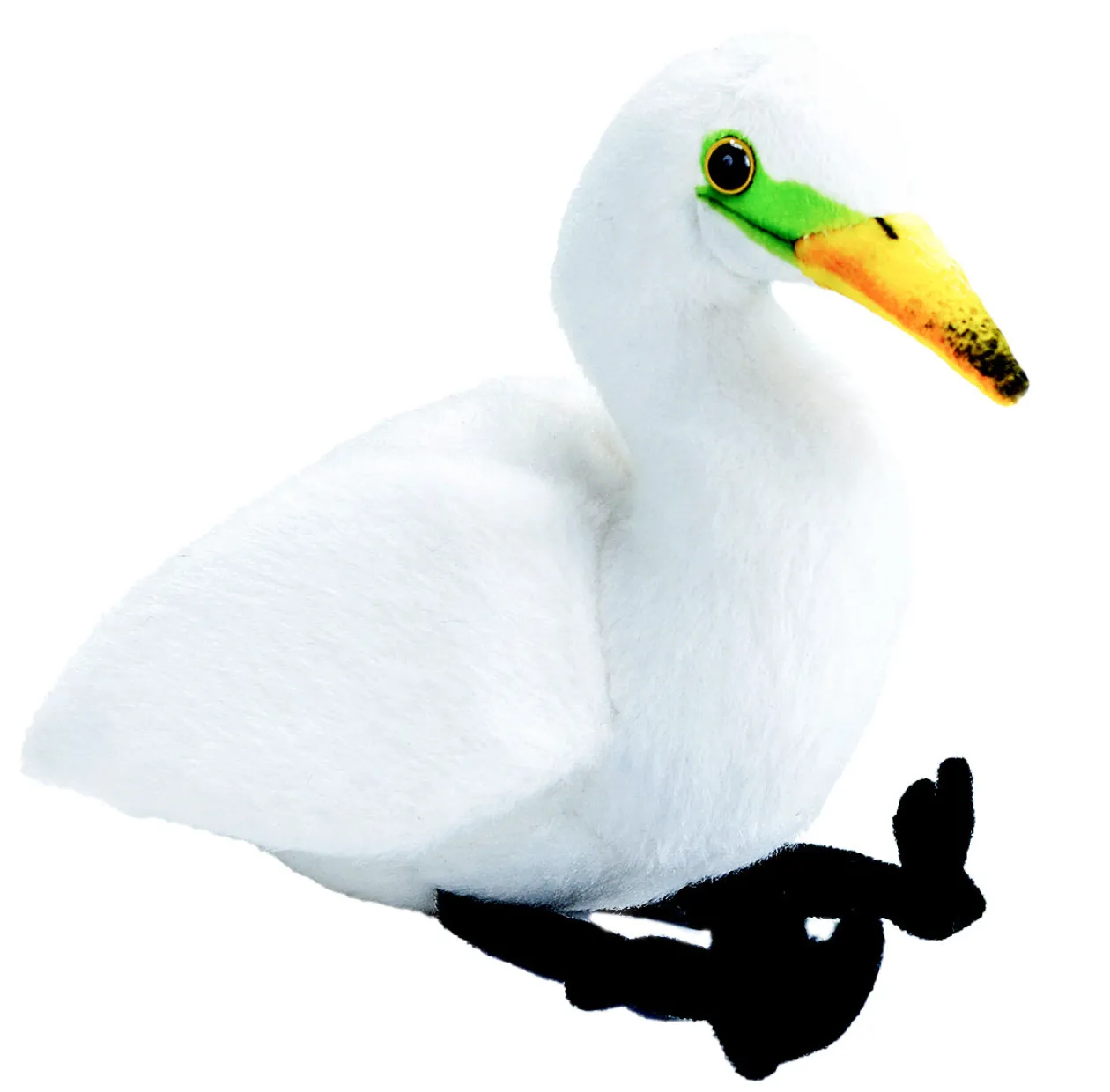 Wild Republic Audubon II Egret Stuffed Animal with Sound - 5" Clearance
