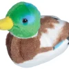Wild Republic Audubon II Mallard Duck Stuffed Animal with Sound - 5" Outlet