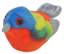 Wild Republic Audubon II Painted Bunting Stuffed Animal with Sound - 5" Cheap
