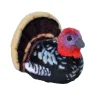 Wild Republic Audubon II Wild Turkey Stuffed Animal with Sound - 5" Hot
