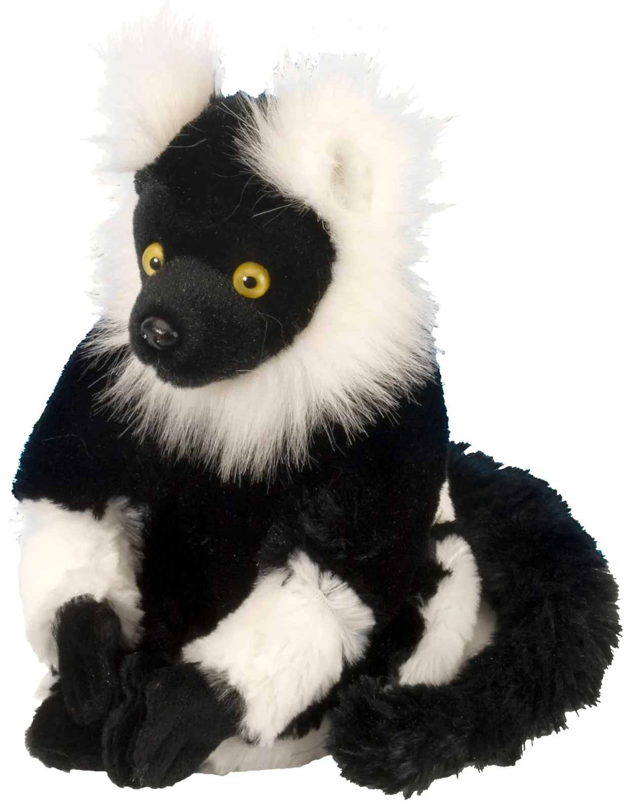 Wild Republic Black & White Lemur Stuffed Animal - 8" Sale