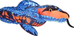 Wild Republic Blue And Orange Snake Stuffed Animal - 54" Sale