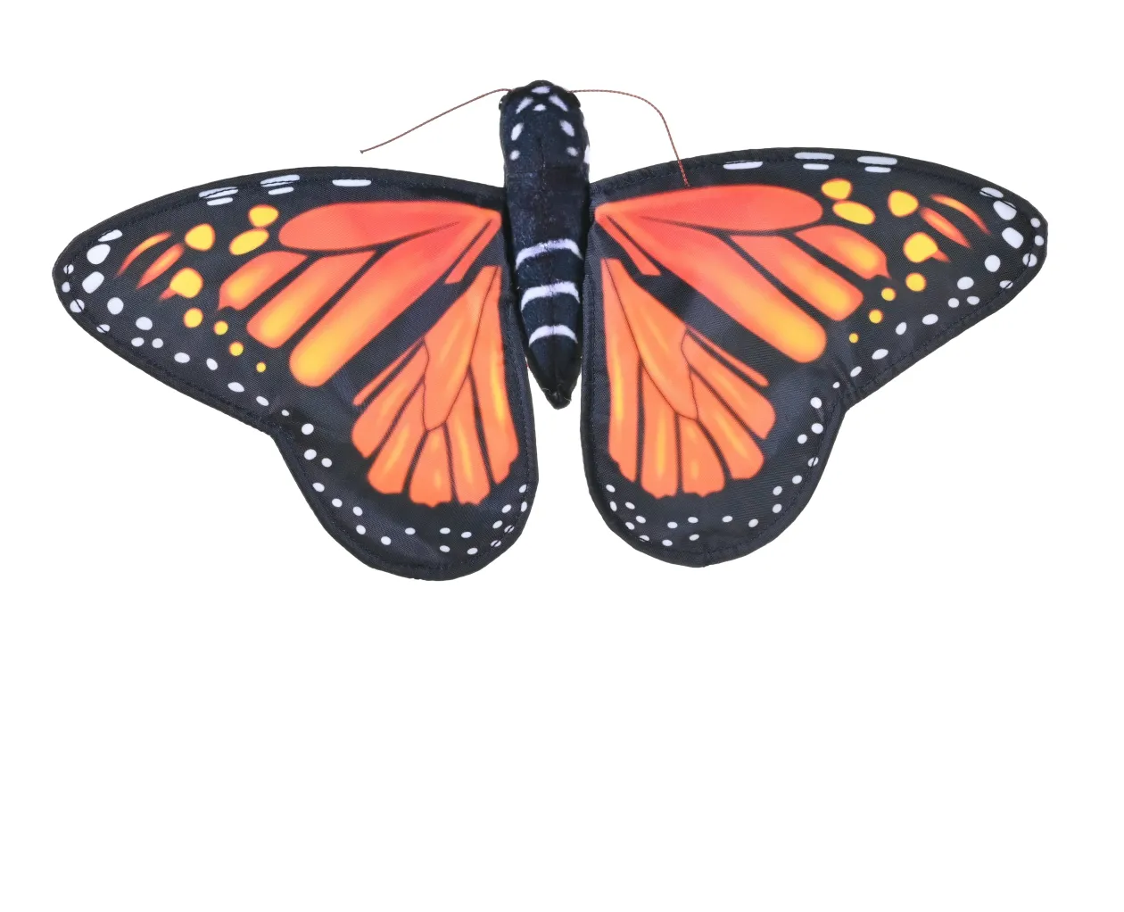 Wild Republic Butterflies Monarch Stuffed Animal - 7" Fashion