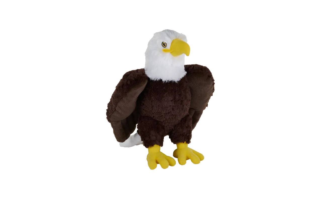 Wild Republic Cuddlekins Eco Bald Eagle Stuffed Animal - 12" Flash Sale