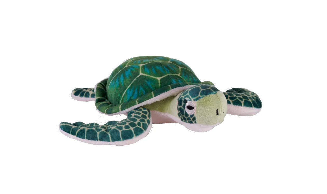Wild Republic Cuddlekins Eco Green Sea Turtle Stuffed Animal - 8" Outlet