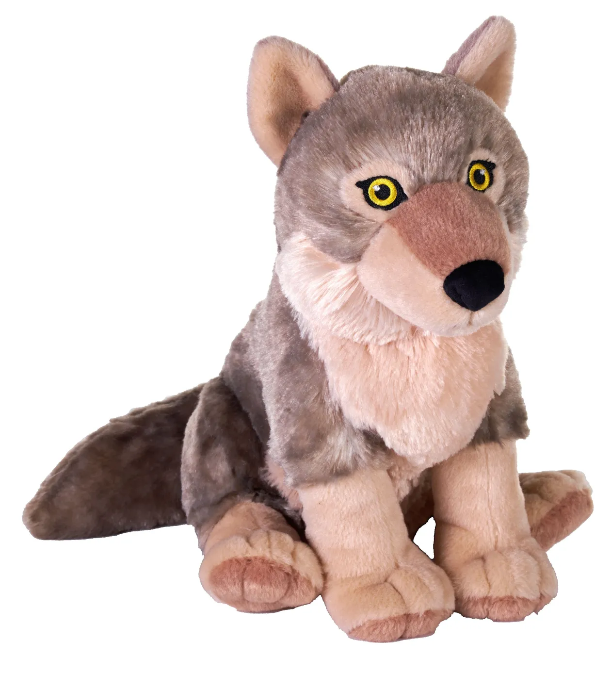 Wild Republic Cuddlekins Eco Wolf Stuffed Animal - 12" Clearance
