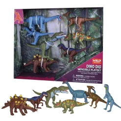 Wild Republic Dinosaur Moveable Set - 11" Discount