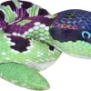 Wild Republic Green Purple SnakeStuffed Animal - 54" New