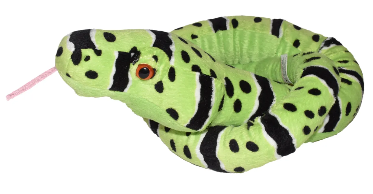 Wild Republic Green Rock Rattlesnake Stuffed Animal - 54" Best