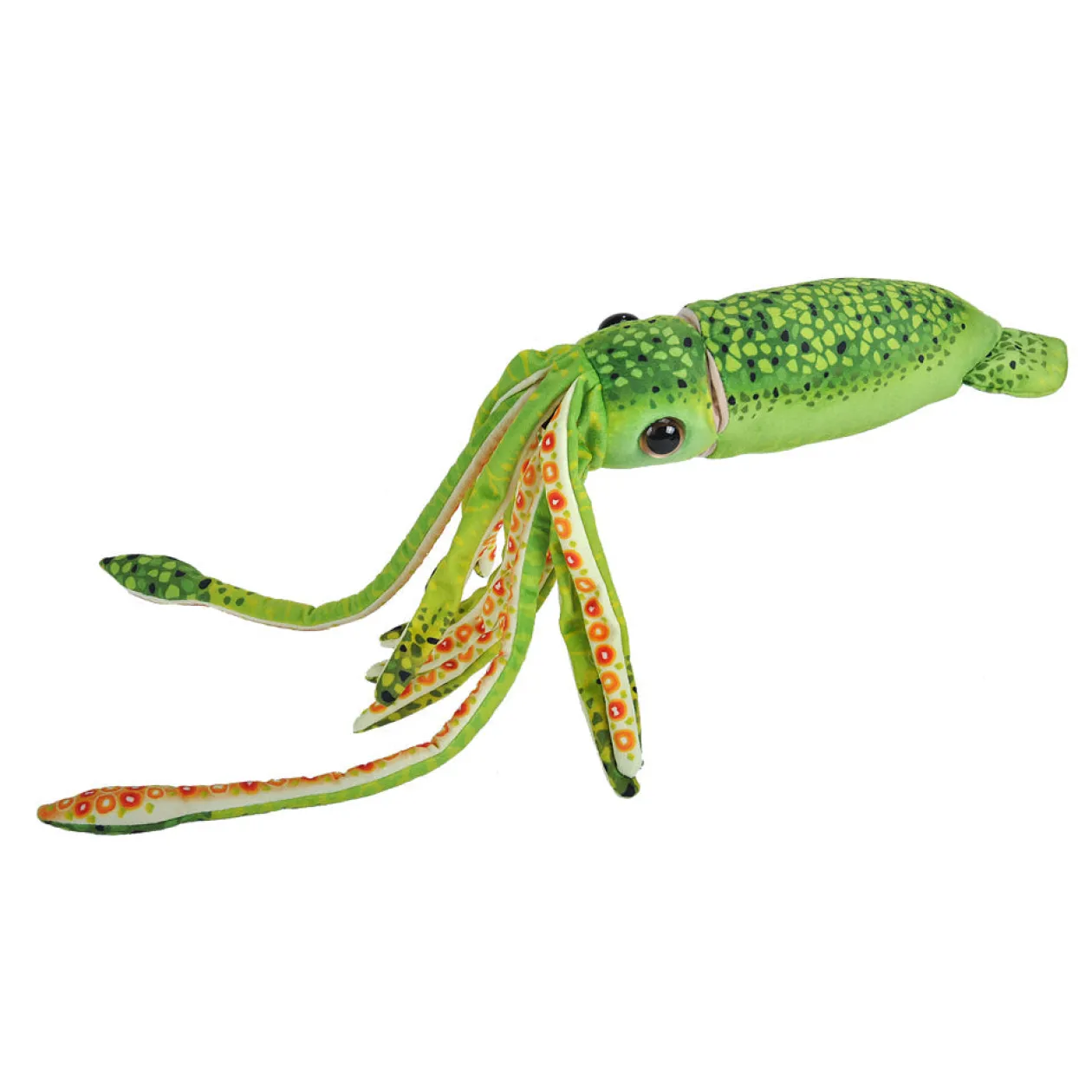 Wild Republic Green Squid Stuffed Animal - 12" Fashion