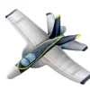 Wild Republic Huggers Aircraft F-18 - 8" Fashion