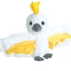 Wild Republic Huggers Sulphur Crested Cockatoo Stuffed Animal - 8" New