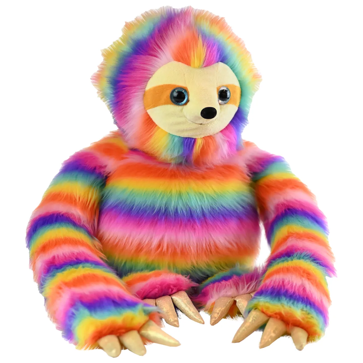 Wild Republic Jumbo Rainbow Sloth Stuffed Animal - 25" Cheap