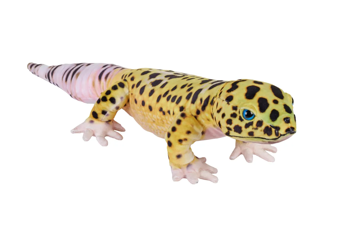 Wild Republic Living Earth Leopard Gecko Stuffed Animal - 24" Hot