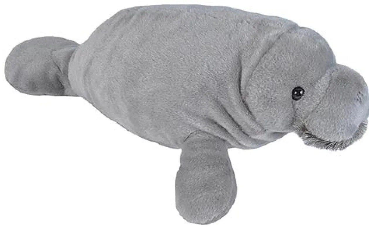 Wild Republic Manatee Stuffed Animal - 15" New
