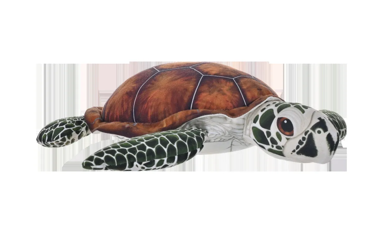 Wild Republic Naturekins Green Sea Turtle Stuffed Animal - 12" Fashion