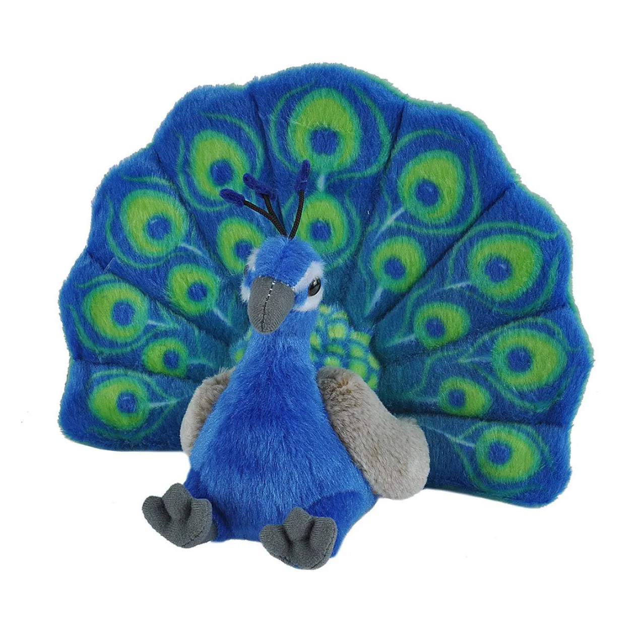 Wild Republic Peacock Stuffed Animal - 8" Cheap