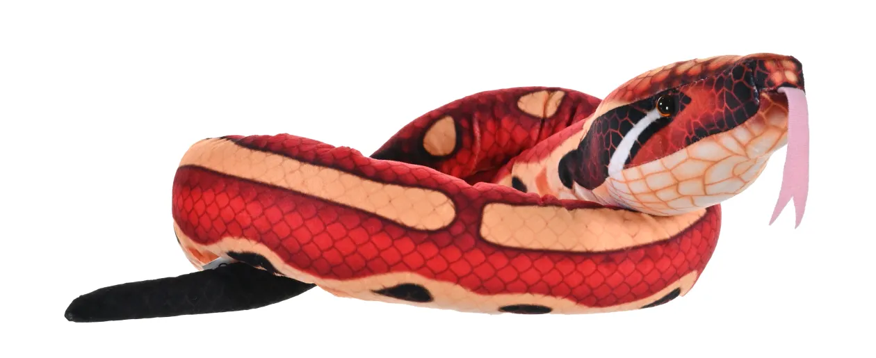 Wild Republic Plush Snake Blood Python Stuffed Animal - 54" Best