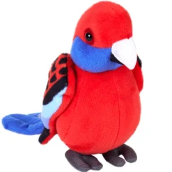 Wild Republic Pocketkins Eco Crimson Rosella - 5" New