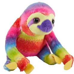 Wild Republic Pocketkins Eco Rainbow Sloth - 5" Outlet
