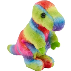 Wild Republic Pocketkins Eco Rainbow T-rex - 5" Flash Sale