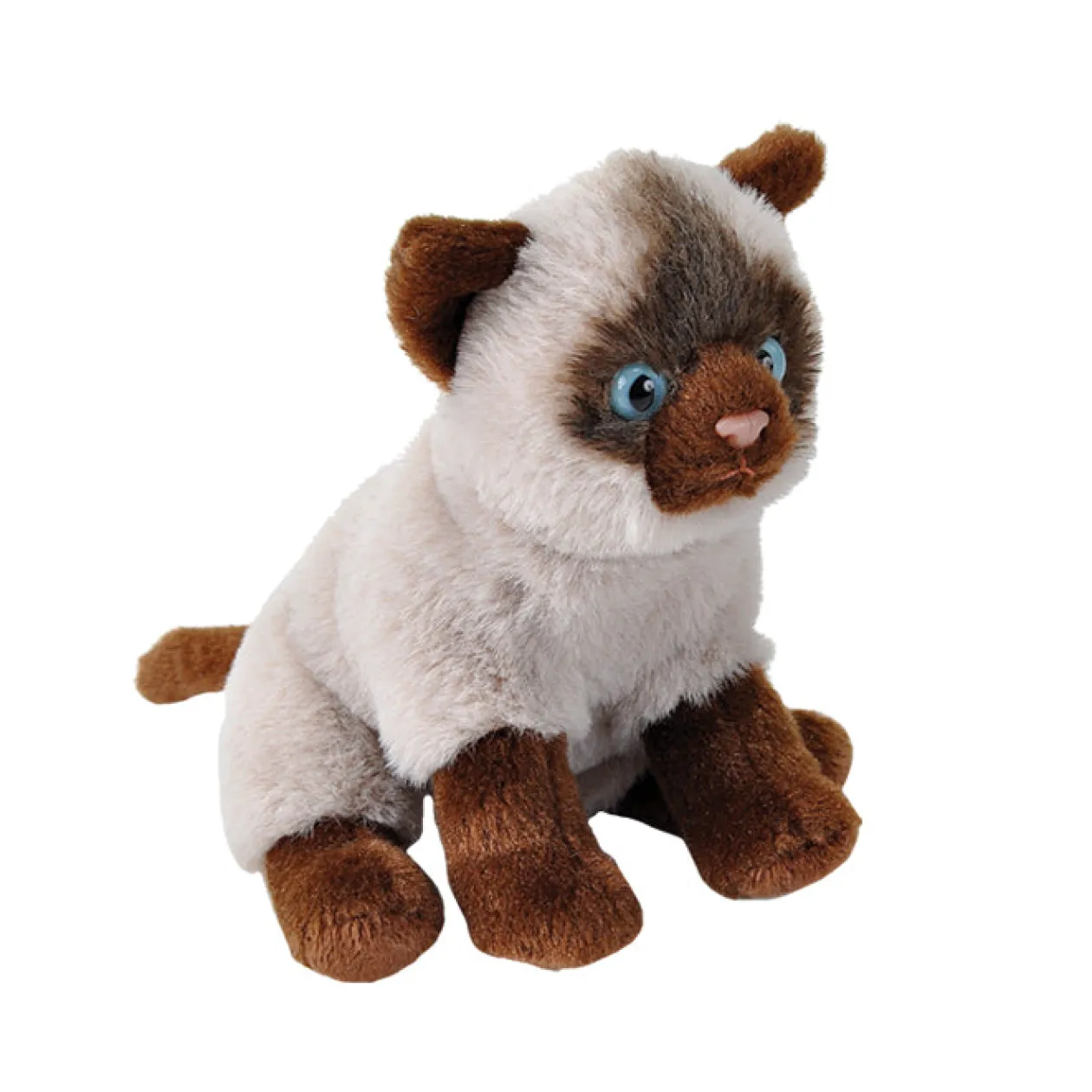 Wild Republic Pocketkins Eco Siamese Stuffed Animal - 5" Clearance