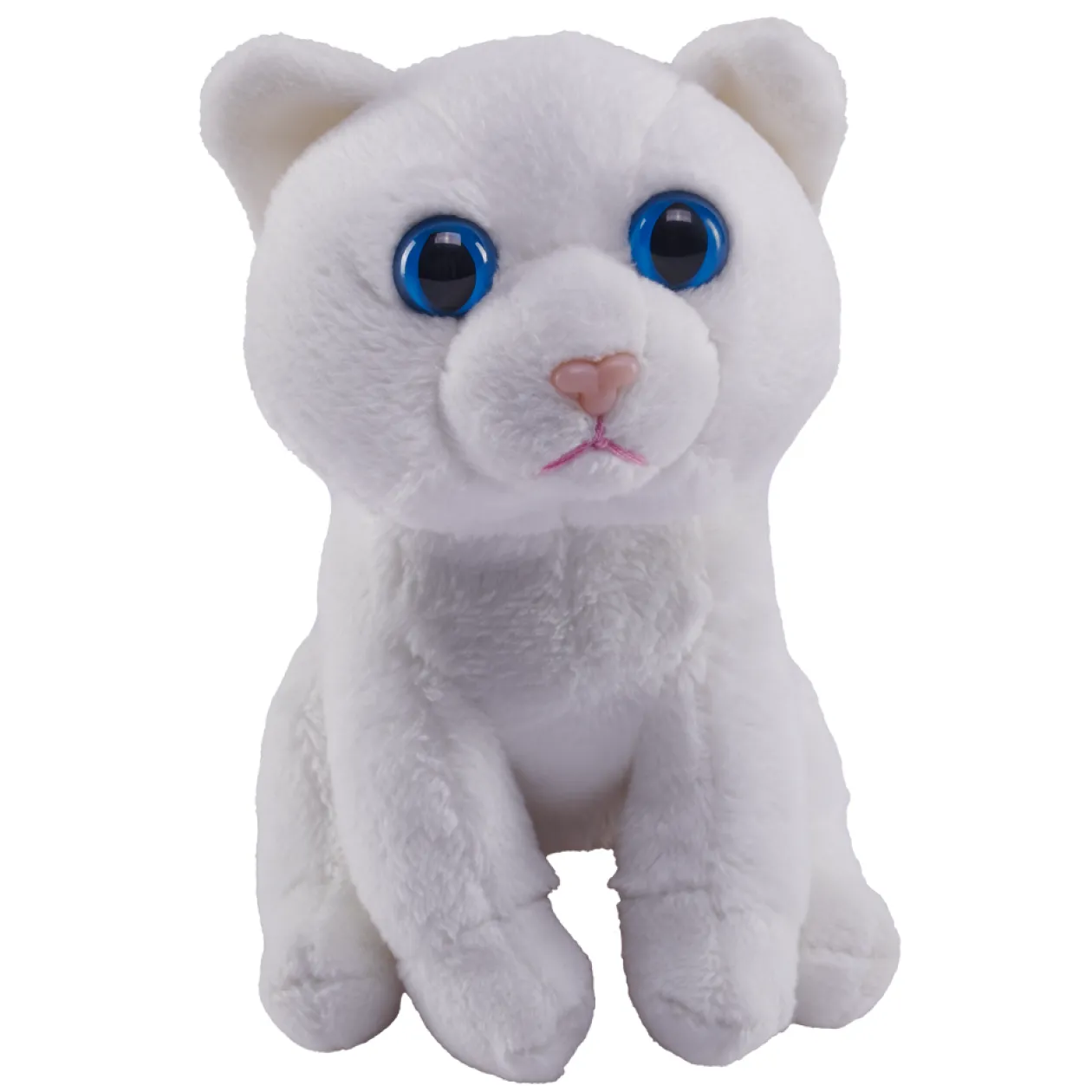 Wild Republic Pocketkins Eco White Cat - 5" New