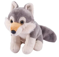 Wild Republic Pocketkins Eco Wolf Stuffed Animal - 5" New