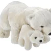 Wild Republic Polar Bear - Mom & Baby 12" New