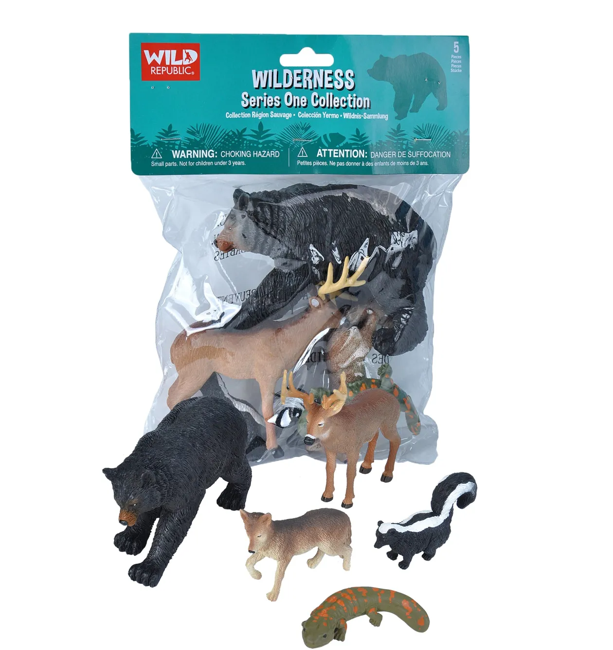 Wild Republic Polybag of Wilderness Series 1 Figurines Clearance