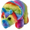 Wild Republic Rainbow Pocketkins Eco Triceratops Stuffed Animal - 5" Flash Sale