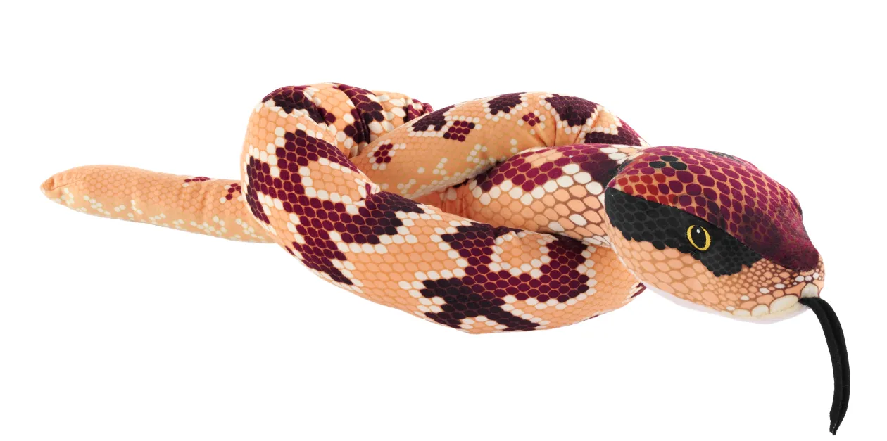 Wild Republic Snakesss Eco Eastern Cottonmouth Snake Stuffed Animal - 54" Hot