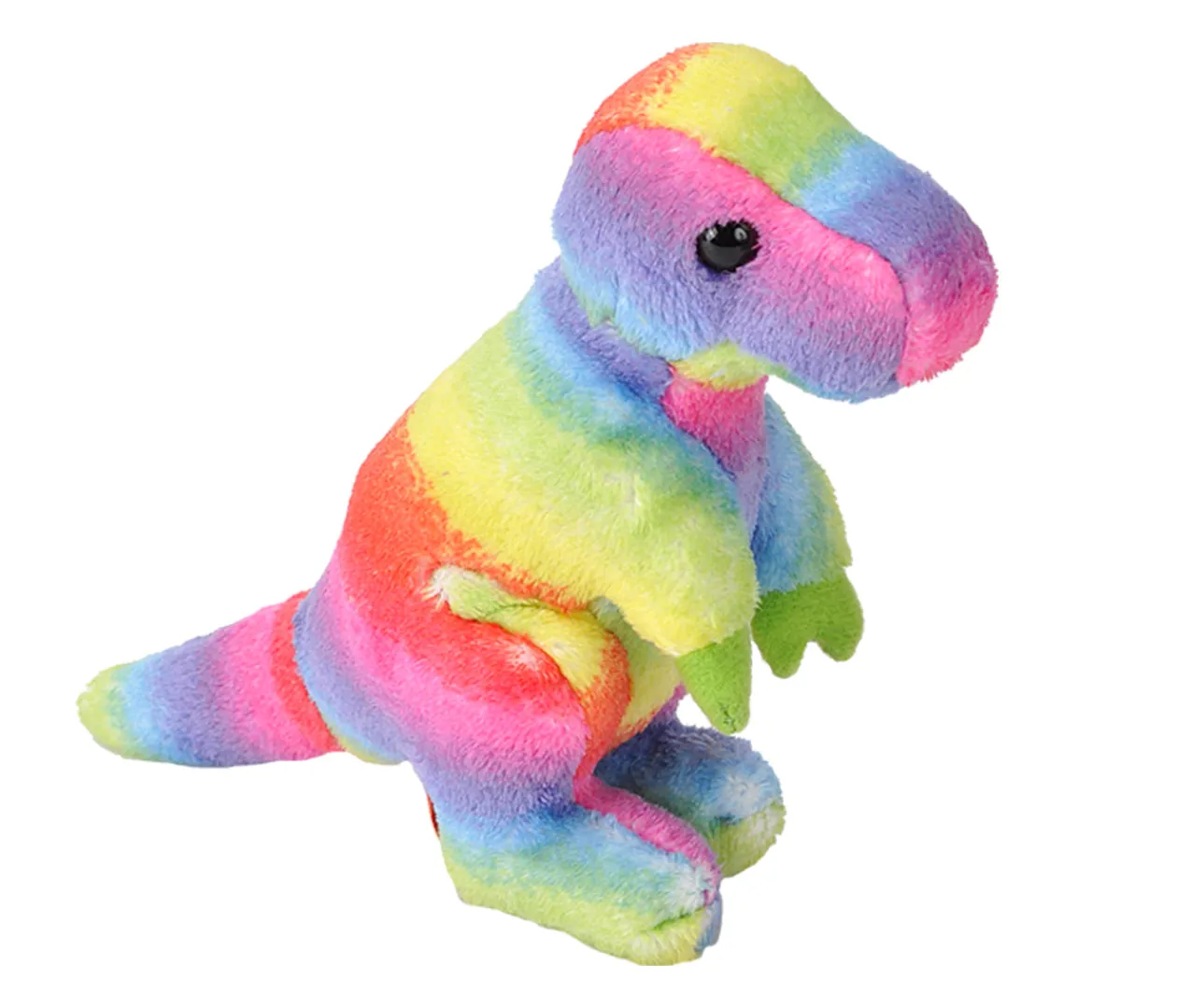 Wild Republic T-Rex Rainbow Stuffed Animal- 5" Clearance