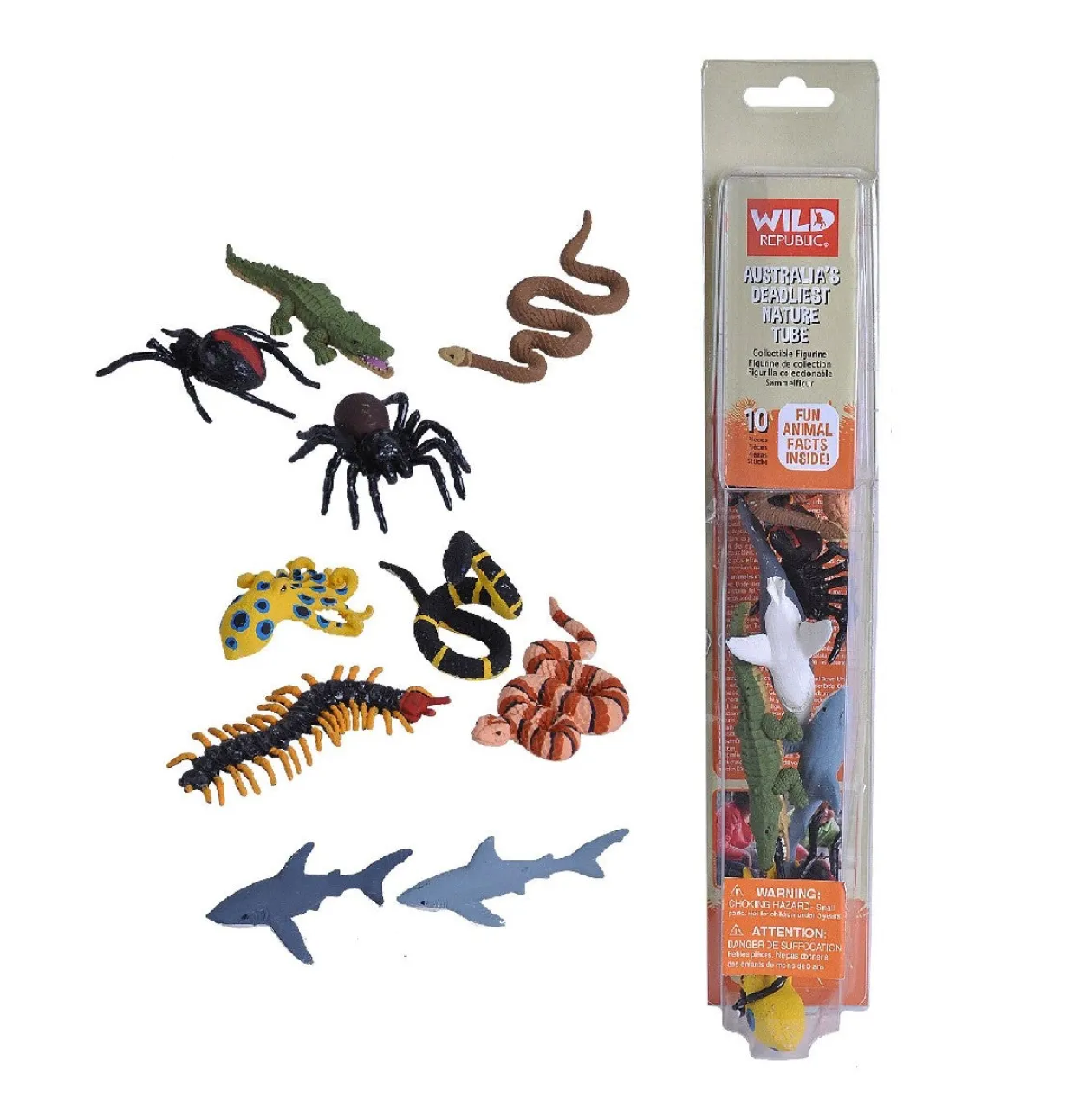Wild Republic Tube of Australian Deadliest Figurines Sale