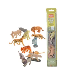 Wild Republic Tube of Big Cat Figurines with Playmat Cheap