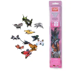 Wild Republic Tube of Butterfly Figurines with Playmat Flash Sale