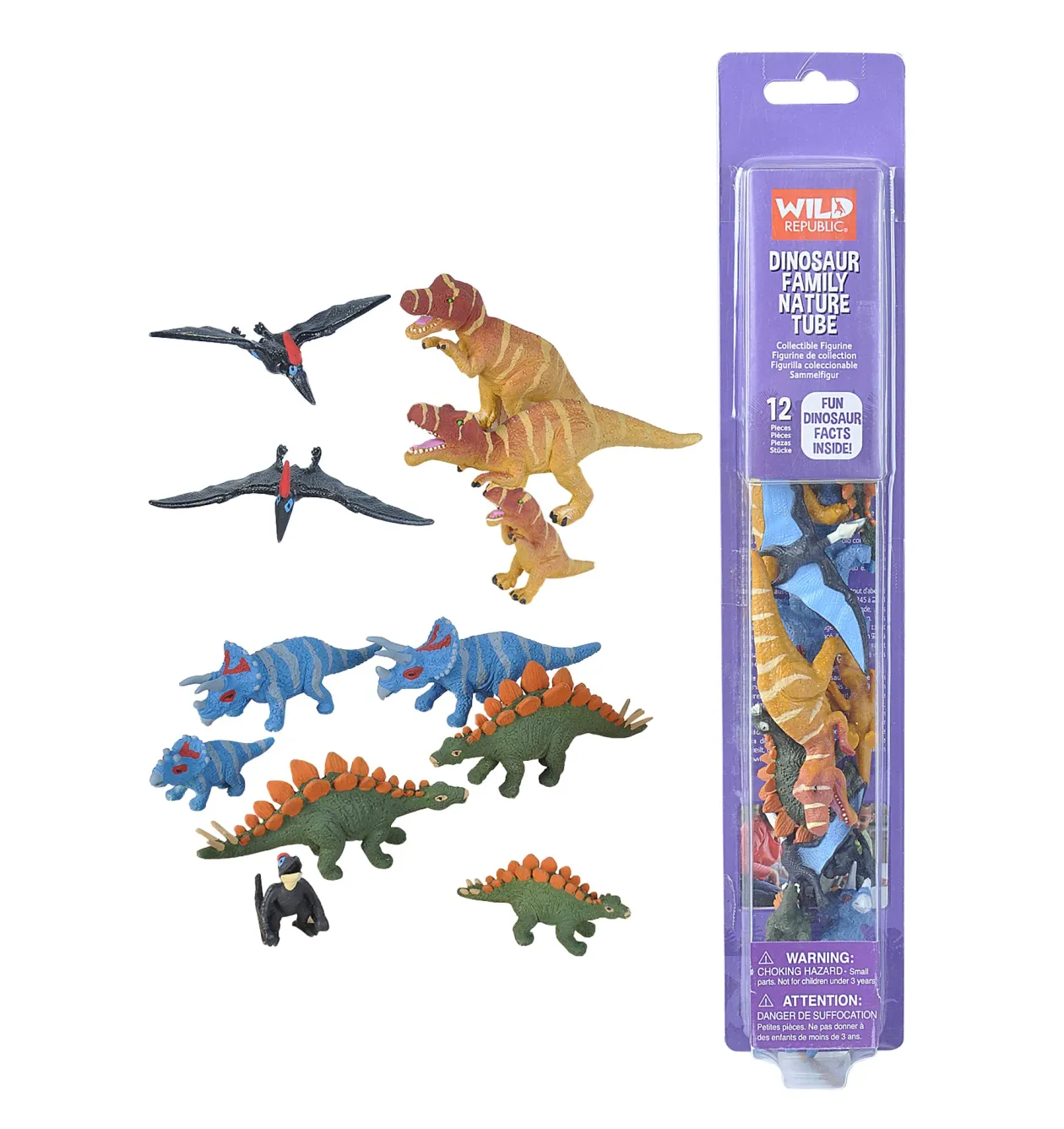 Wild Republic Tube of Dinosaur Family Figurines Online