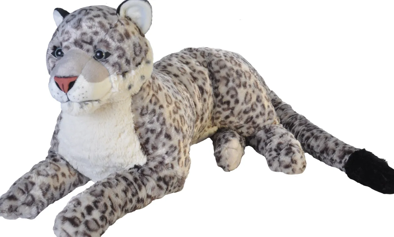 Wild Republic Jumbo Snow Leopoard Stuffed Animal - 30" Online