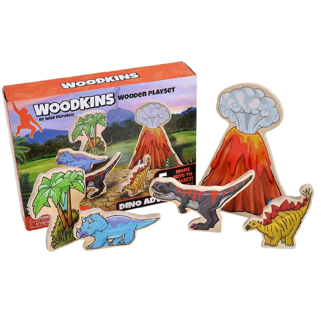 Wild Republic Woodkins - Dino Adventure Flash Sale