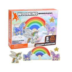Wild Republic Woodkins - Unicorn Best