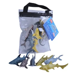 Wild Republic Zip Polybag of Shark Fashion