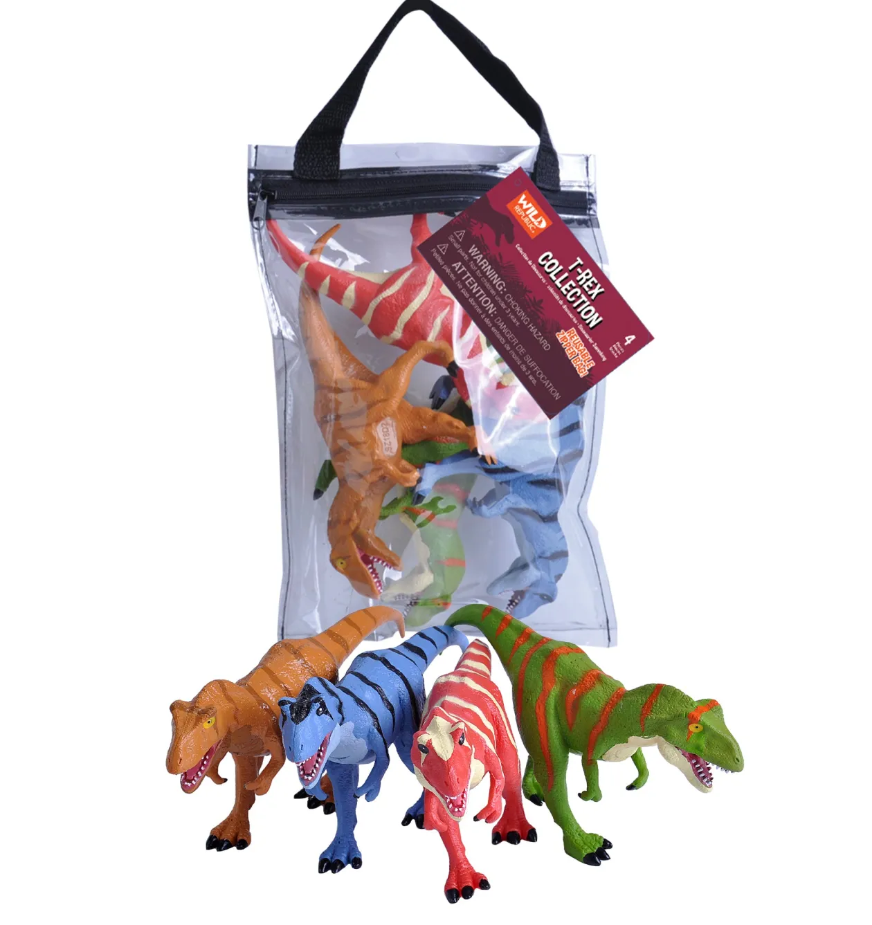 Wild Republic Zip Polybag of T-Rex Outlet