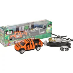 Wild Republic Zoo Truck With Trailer - 5" Hot